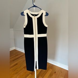 Sleeveless Zip Block Blue and White‎ Tommy Hilfiger Dress size 6